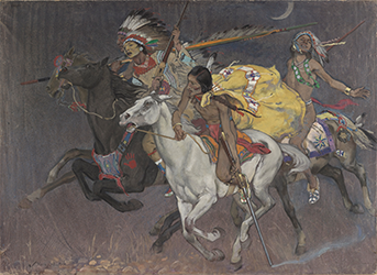 Loinclothed hobby; Obr�zek dne - the picture od the day - �awa rel - Returning Warriors, John Young-Hunter
