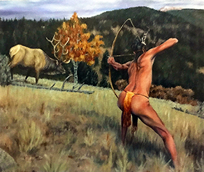 Loinclothed hobby; Obr�zek dne - the picture od the day - �awa rel - Elk Stalker, Michael Slancik