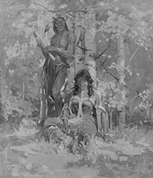 Loinclothed hobby; Obr�zek dne - the picture od the day - �awa rel - Allen Tupper True 