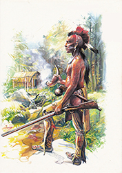 Loinclothed hobby; Obr�zek dne - the picture od the day - �awa rel - Indian warrior
