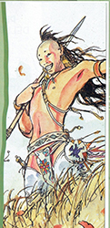 Loinclothed hobby; Obr�zek dne - the picture od the day - �awa rel - Un �t� indien - art of Milo Manara