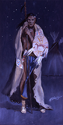 Loinclothed hobby; Obr�zek dne - the picture od the day - �awa rel - Night Guard - art of Larry B. Milligan