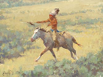 Loinclothed hobby; Obr�zek dne - the picture od the day - �awa rel - In Hot Pursuit  - art of Frank Hagel
