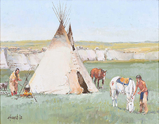 Loinclothed hobby; Obr�zek dne - the picture od the day - �awa rel - Meal Time ~ 2012 - art of Frank Hagel