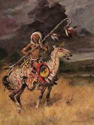 Loinclothed hobby; Obr�zek dne - the picture od the day - �awa rel - torm Warning - Gathering Storm Series ~ 1984 - art of Charles Winfield Miller