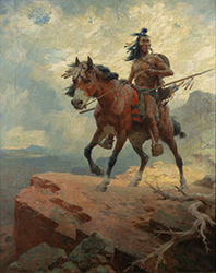 Loinclothed hobby; Obr�zek dne - the picture od the day - �awa rel - Chief Big Eagle ~ 1918 - art of William R. Leigh