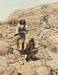 Loinclothed hobby; Obr�zek dne - the picture od the day - �awa rel - CLost Trail ~ 1960 - art of  Ernest Berke