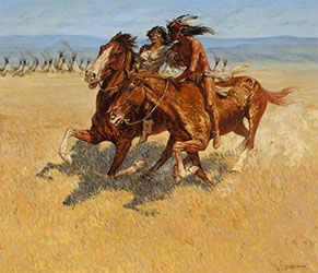 Loinclothed hobby; Obr�zek dne - the picture od the day - �awa rel - Ceremony of the Fastest Horse - art of Ernest Berke