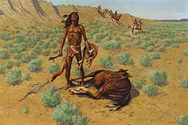 Loinclothed hobby; Obr�zek dne - the picture od the day - �awa rel - The Death Song ~ 1918 - art of Ernest Berke