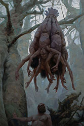 Loinclothed hobby; Obr�zek dne - the picture od the day - �awa rel - Six Hanging Men, art of Sidharth Chaturvedi