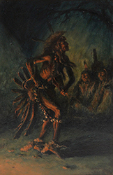 Loinclothed hobby; Obr�zek dne - the picture od the day - �awa rel - Moonlight and War Drums, art of Joe Beeler