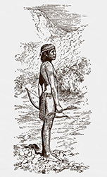 Loinclothed hobby; Obr�zek dne - the picture od the day - �awa rel - oung Salish warrior