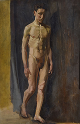 Loinclothed hobby; Obr�zek dne - the picture od the day - �awa rel - A semi-nude male