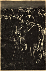 Loinclothed hobby; Obr�zek dne - the picture od the day - �awa rel - Tave-�ala ~ Ohn��ek ro�n�k 17., art of Jarom�r Vra�til