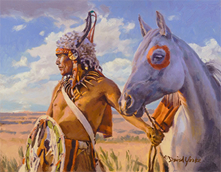 Loinclothed hobby; Obr�zek dne - the picture od the day - �awa rel - When the Land Was Free, art of David Yorke