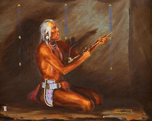 Loinclothed hobby; Obr�zek dne - the picture od the day - �awa rel - art of Powell