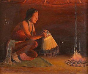 Loinclothed hobby; Obr�zek dne - the picture od the day - �awa rel - Ceremonious, art of Lone Wolf