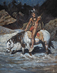 Loinclothed hobby; Obr�zek dne - the picture od the day - �awa rel - Night Warrior, art of W.H. Ford 