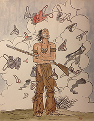 Loinclothed hobby; Obr�zek dne - the picture od the day - �awa rel -  art of Milo Manara