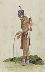 Loinclothed hobby; Obr�zek dne - the picture od the day - �awa rel - Buffalo Runner , art of Olaf Carl Seltzer