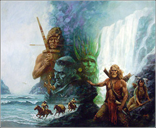 Loinclothed hobby; Obr�zek dne - the picture od the day - �awa rel - book covers, art of H. Tom Hall