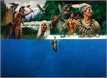 Loinclothed hobby; Obr�zek dne - the picture od the day - �awa rel - book covers, art of H. Tom Hall