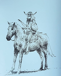 Loinclothed hobby; Obr�zek dne - the picture od the day - �awa rel - Comanche Trail, art of Christian Rossi
