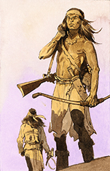 Loinclothed hobby; Obr�zek dne - the picture od the day - �awa rel - Comanche Trail, art of Christian Rossi