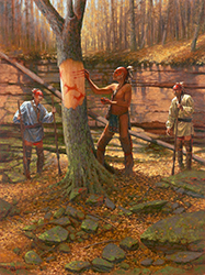 Loinclothed hobby; Obr�zek dne - the picture od the day - �awa rel - Woodland artists, art of Doug Hall