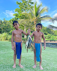Loinclothed hobby; Obr�zek dne - the picture od the day - �awa rel - Embera Quera Panam�