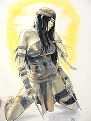 Loinclothed hobby; Obr�zek dne - the picture od the day - �awa rel - Elektra, art of Clay Mann