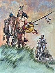 Loinclothed hobby; Obr�zek dne - the picture od the day - �awa rel - Indiens - art of Ersel