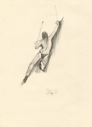 Loinclothed hobby; Obr�zek dne - the picture od the day - �awa rel - stickball player from behind - Jerome Tiger Richard