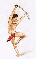 Loinclothed hobby; Obr�zek dne - the picture od the day - �awa rel -  Sabre Dancer - Phadras Irias Freyfusz