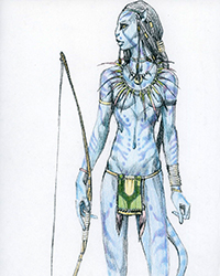 Loinclothed hobby; Obr�zek dne - the picture od the day - �awa rel -  Born of Na'vi - James Cameron