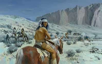 Loinclothed hobby; Obr�zek dne - the picture od the day - �awa rel - Carl Hantman - Moonlight Horse Raid ~ 1987
