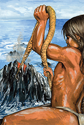 Loinclothed hobby; Obr�zek dne - the picture od the day - �awa rel - Tafai - Philippe Peltier 