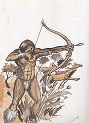 Loinclothed hobby; Obr�zek dne - the picture od the day - �awa rel - Los Indios Timb�es - N�stor S�nchez Widmer 