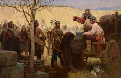 Loinclothed hobby; Obr�zek dne - the picture od the day - �awa rel - Z. S. Liang - Joe Kipp ~ Trader ~ Missouri River ~ 1879