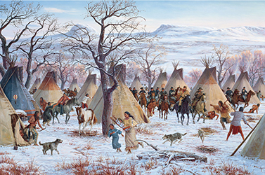 Loinclothed hobby; Obr�zek dne - the picture od the day - �awa rel - Steven Lang - Battle of Washita ~ Oklahoma