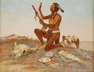 Loinclothed hobby; Obr�zek dne - the picture od the day - �awa rel - Shep Chadhorn - Prayer