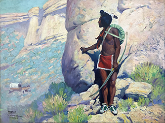 Loinclothed hobby; Obr�zek dne - the picture od the day - �awa rel - Frank B. Hoffman - Standing hight