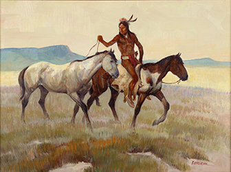 Loinclothed hobby; Obr�zek dne - the picture od the day - �awa rel - Shep Chadhorn  - His Favorite Horse