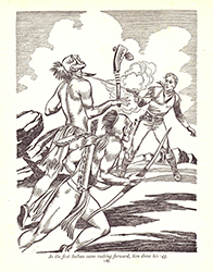 Loinclothed hobby; Obr�zek dne - the picture od the day - �awa rel -  Ron Embleton  - Crackerjack Western Book