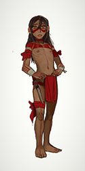 Loinclothed hobby; Obr�zek dne - the picture od the day - �awa rel - mossacannibalis - Boy