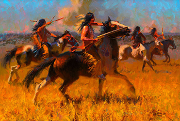 Loinclothed hobby; Obr�zek dne - the picture od the day - �awa rel - Dan Mieduch -  Medicine Tail Coulee - 2010