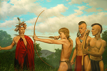 Loinclothed hobby; Obr�zek dne - the picture od the day - �awa rel - Gordon Hall Rasted - The Lesson 