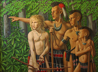 Loinclothed hobby; Obr�zek dne - the picture od the day - �awa rel - Gordon Hall Rasted - Education of Sky-Eyes