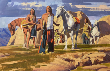 Loinclothed hobby; Obr�zek dne - the picture od the day - �awa rel - Art of Paul Mann