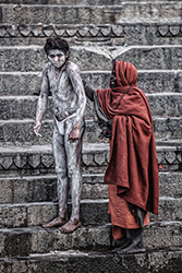 Loinclothed hobby; Obr�zek dne - the picture od the day - �awa rel - Silha Varanasi - V�clav �ilha
